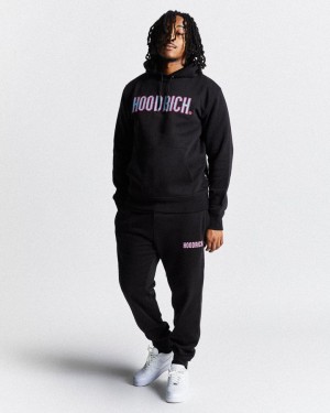 Black/Blue/Pink Hoodrich Crush Tracksuit Set Tracksuit | 5712-ANJLB