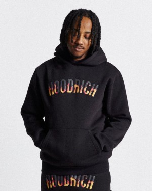 Black/Grey/Orange Hoodrich Blaze Hoodie Hoodies | 1905-XTBFR