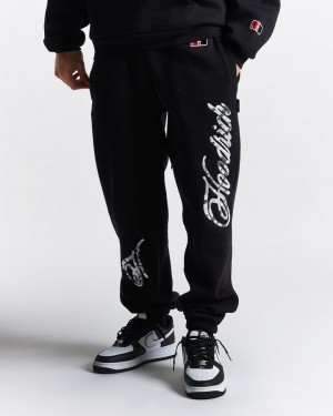 Black/Grey/White Hoodrich Catch Joggers Joggers | 1078-SDWPU