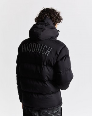 Black/Reflective Hoodrich OG Stack Jacket Outerwear | 0985-TVACN