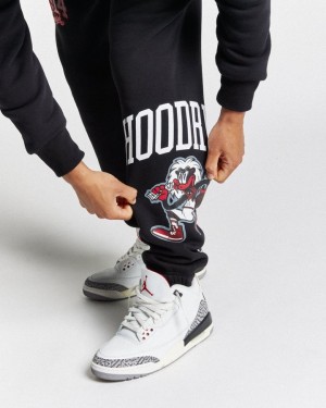 Black/White/Red Hoodrich Menace Joggers Joggers | 2036-DUMLX