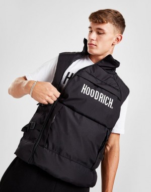 Black Hoodrich Astro V3 Vest Jacket Outerwear | BSM-185690