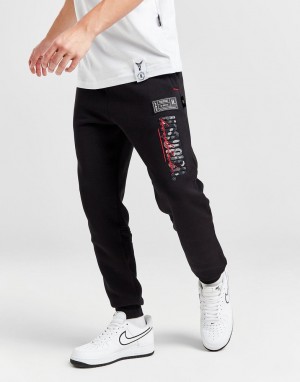 Black Hoodrich Blend Joggers Joggers | ZRF-146720