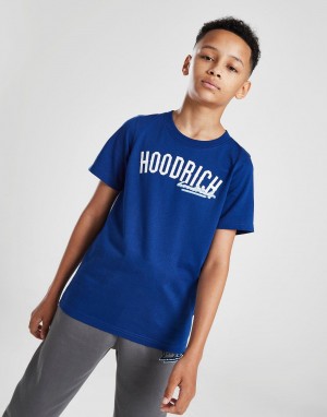 Blue Hoodrich Certify T-Shirt Junior T-shirts | BPOHTMS-06