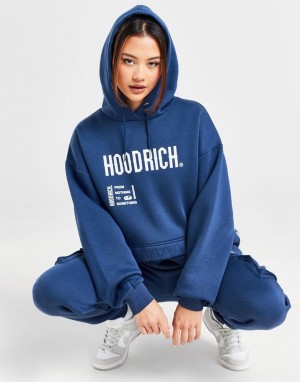 Blue Hoodrich Frenzy V2 Hoodie Hoodies | EBCFVX-094