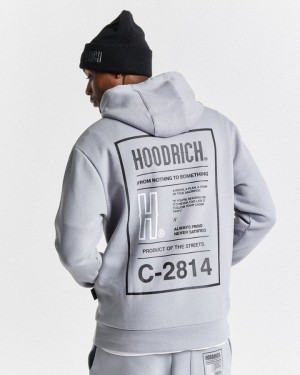 Grey/Black/White Hoodrich OG Akira Hoodie Hoodies | 8975-LDNQK