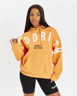 Orange/White/Black Hoodrich OG Match Hoodie Hoodies | 4173-RUVTI