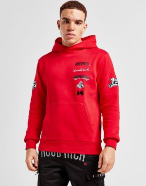 Red Hoodrich Stadium Hoodie Hoodies | WAO-934617