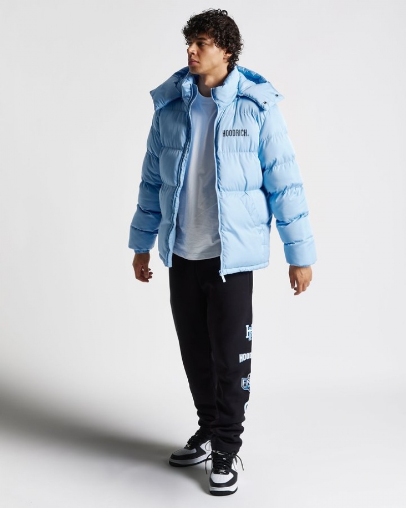 Baby Blue Hoodrich OG Stack Jacket Outerwear | 4530-DZXAN