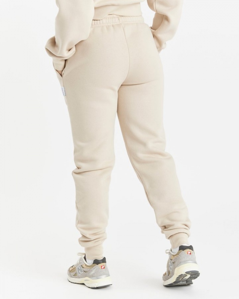 Beige/White Hoodrich OG Kraze Slim Jogger Joggers | 2179-AEDPU