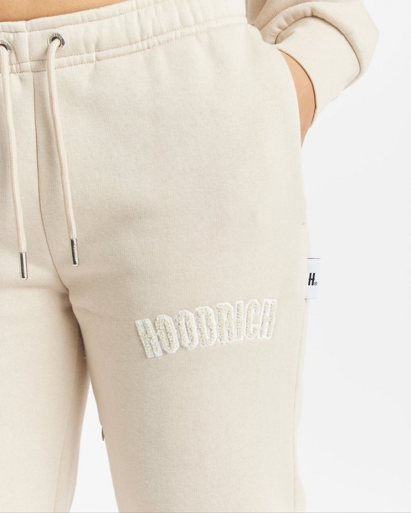 Beige/White Hoodrich OG Kraze Slim Jogger Joggers | 2179-AEDPU