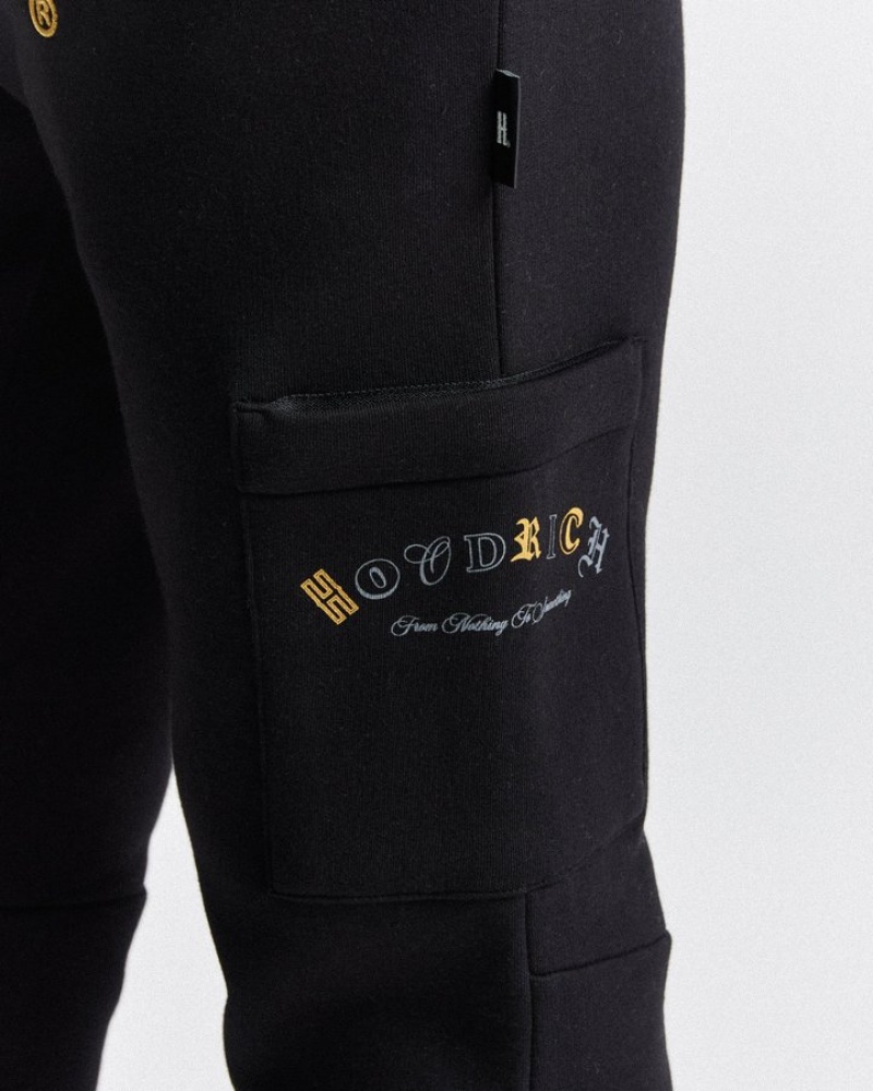 Black/Gold/Grey Hoodrich Stature Jogger Joggers | 7146-OWIEB