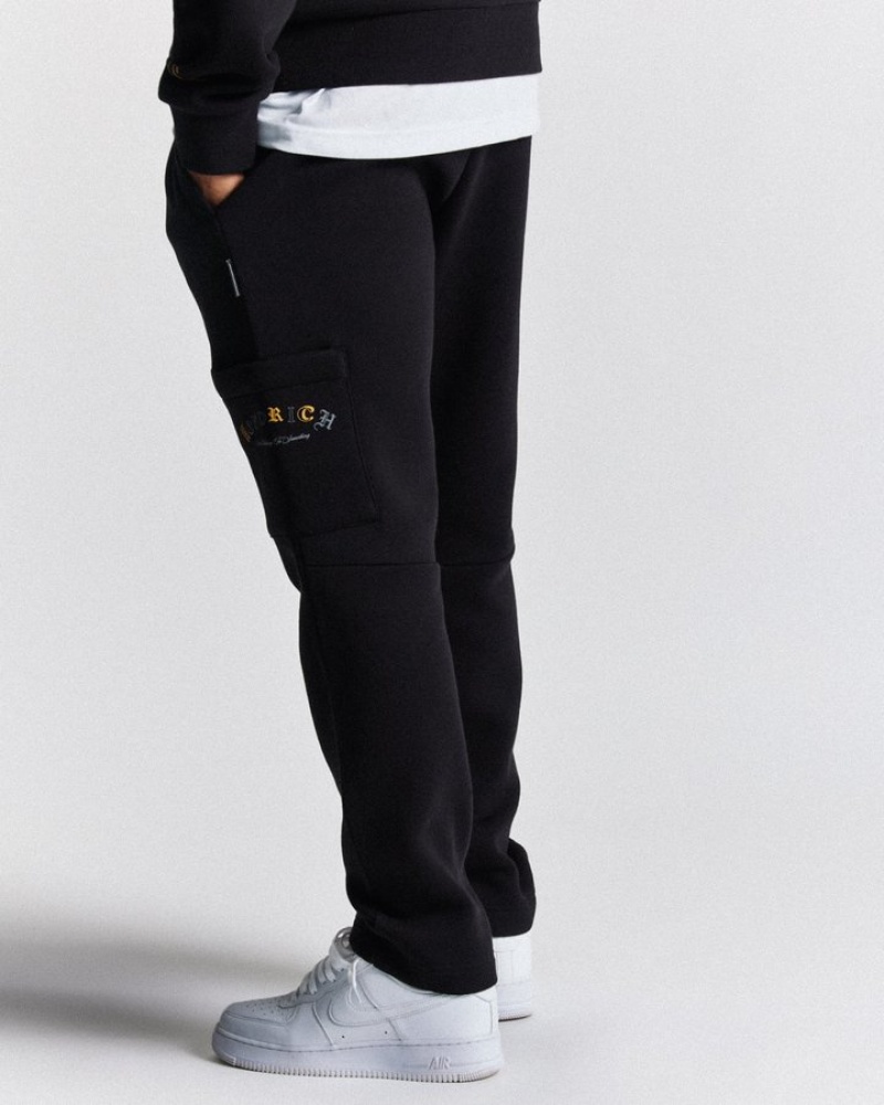 Black/Gold/Grey Hoodrich Stature Jogger Joggers | 7146-OWIEB