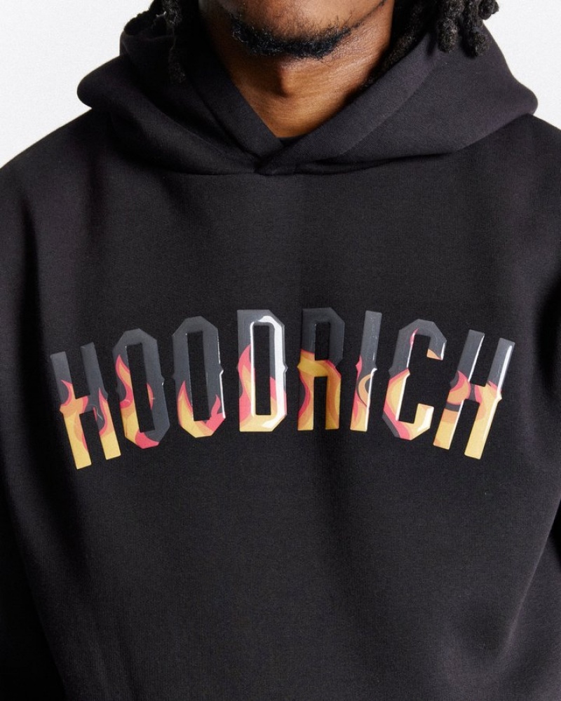 Black/Grey/Orange Hoodrich Blaze Hoodie Hoodies | 1905-XTBFR