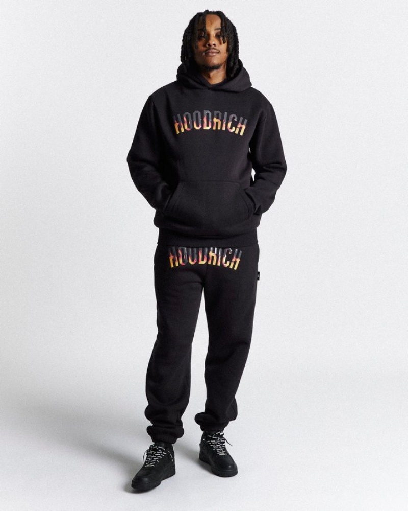 Black/Grey/Orange Hoodrich Blaze Hoodie Hoodies | 1905-XTBFR