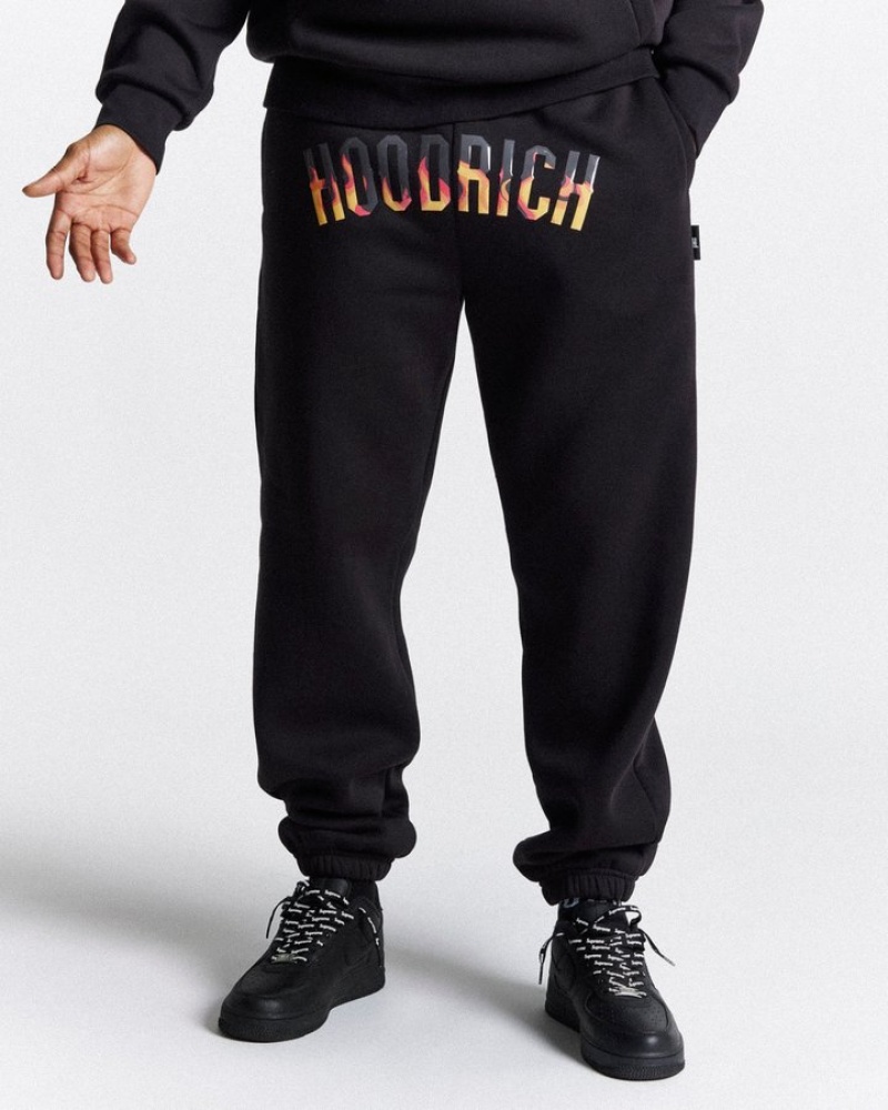 Black/Grey/Orange Hoodrich Blaze Jogger Joggers | 9206-GQRUK