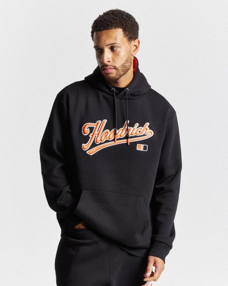 Black/Grey/Orange Hoodrich Fort Hoodie Hoodies | 7398-IRWDA