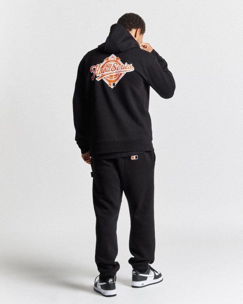 Black/Grey/Orange Hoodrich Fort Hoodie Hoodies | 7398-IRWDA