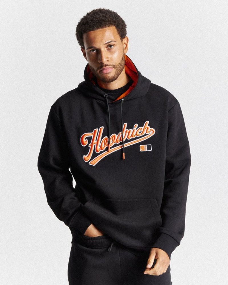 Black/Grey/Orange Hoodrich Fort Hoodie Hoodies | 7398-IRWDA