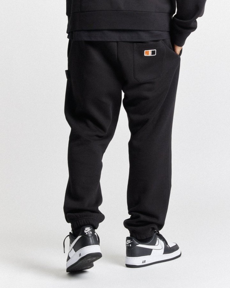 Black/Grey/Orange Hoodrich Fort Joggers Joggers | 7098-BYKAS