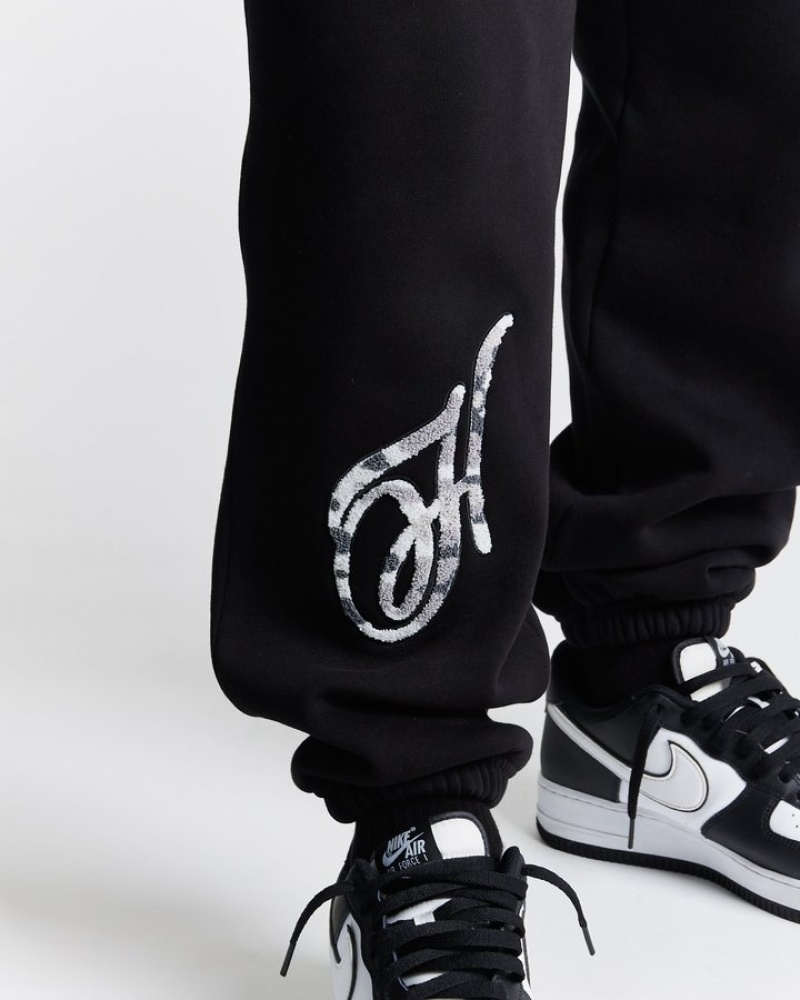 Black/Grey/White Hoodrich Catch Joggers Joggers | 1078-SDWPU