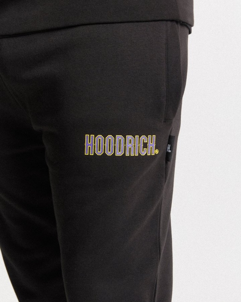 Black/Purple/Yellow Hoodrich Crush Tracksuit Set Tracksuit | 4783-ICWEP