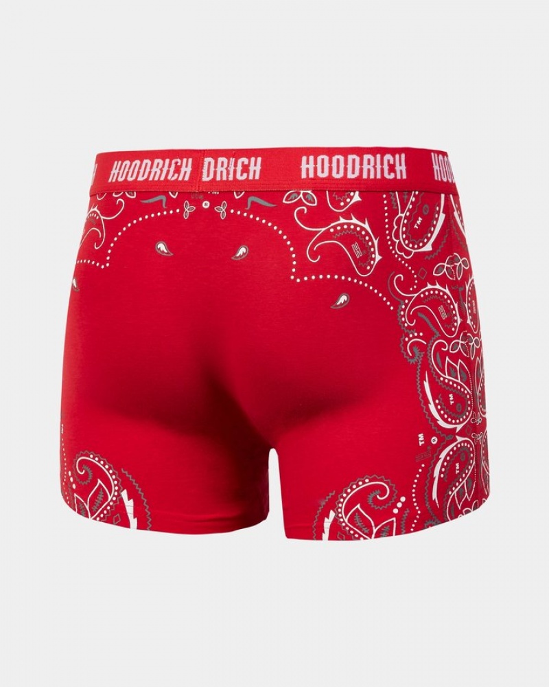 Black/Red/Blue Hoodrich Motif 3 Pack Boxers Boxers | 5713-ZBPNU