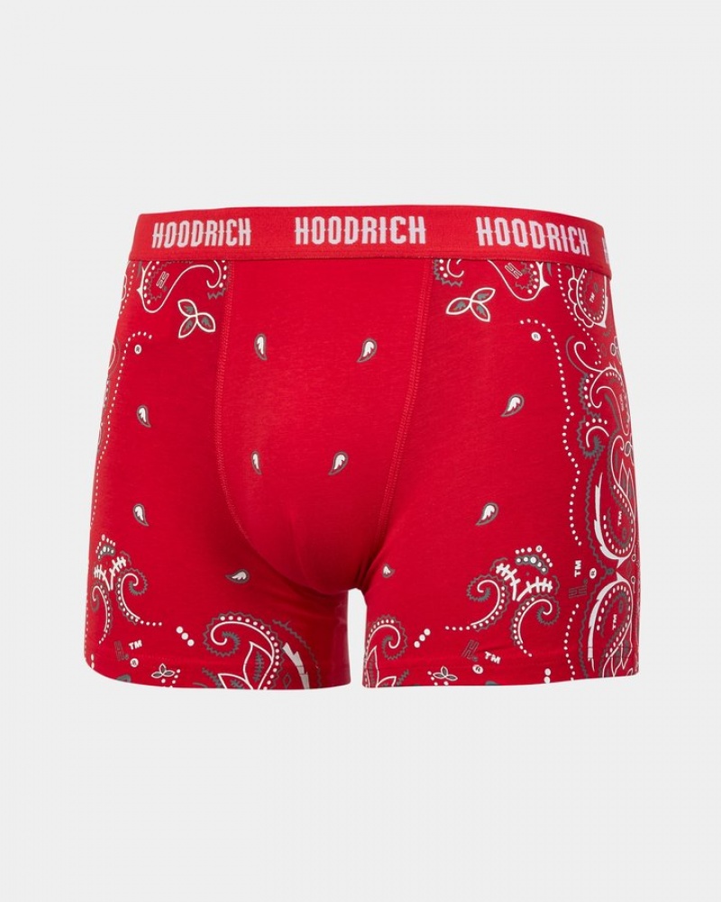 Black/Red/Blue Hoodrich Motif 3 Pack Boxers Boxers | 5713-ZBPNU