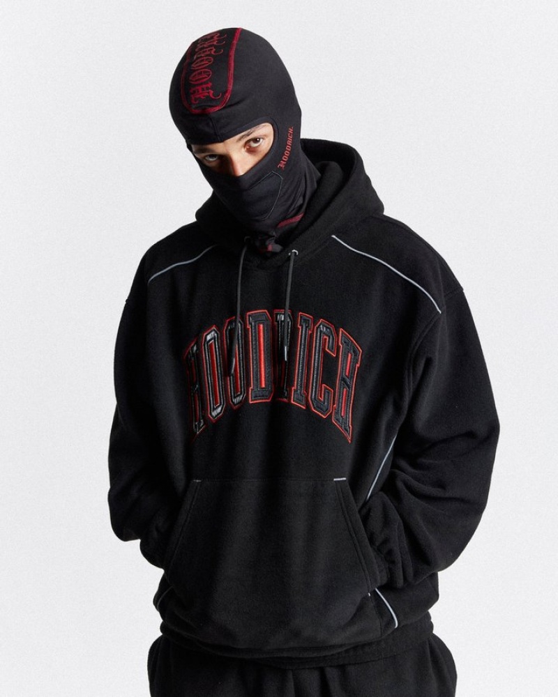 Black/Red Hoodrich OG Heat Balaclava Balaclavas | 8315-NKIFR