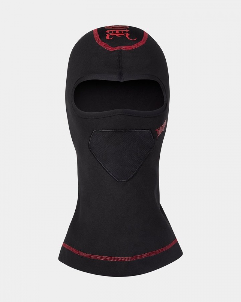 Black/Red Hoodrich OG Heat Balaclava Balaclavas | 8315-NKIFR