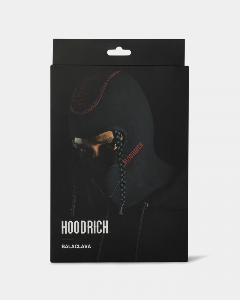 Black/Red Hoodrich OG Heat Balaclava Balaclavas | 8315-NKIFR