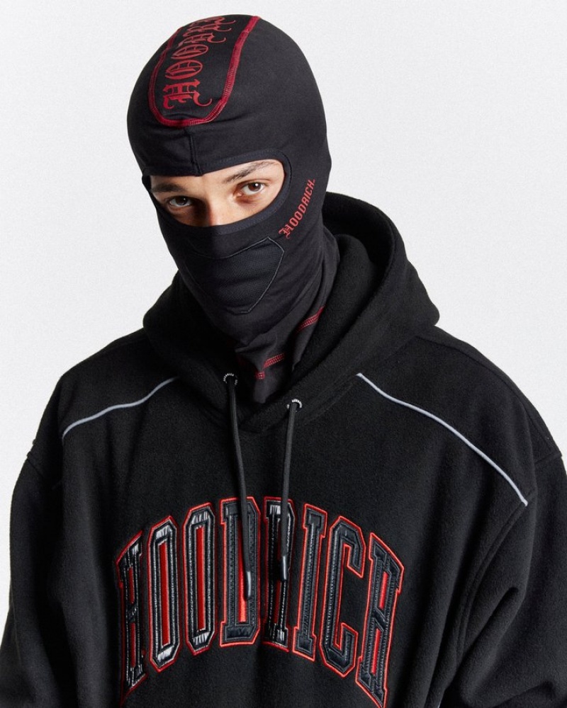 Black/Red Hoodrich OG Heat Balaclava Balaclavas | 8315-NKIFR