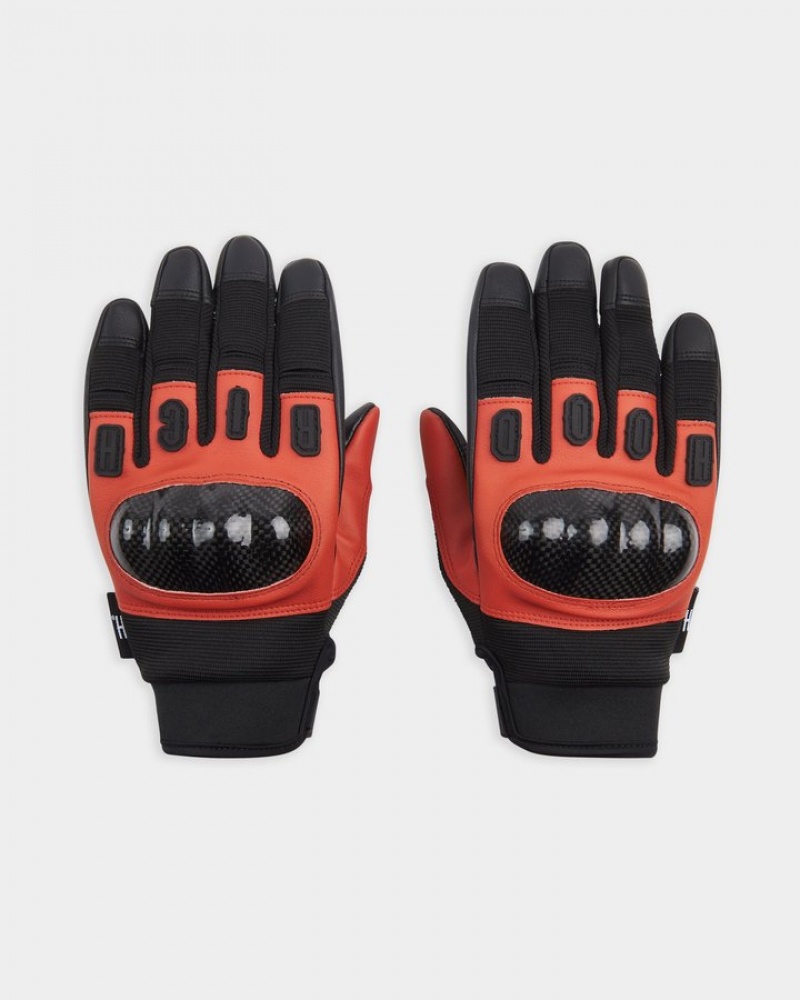 Black/Red Hoodrich OG Tactical Gloves Gloves and Scarves | 3576-RSIXB