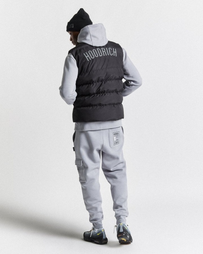 Black/Reflective Hoodrich OG Stack Gilet Outerwear | 5980-STLZN