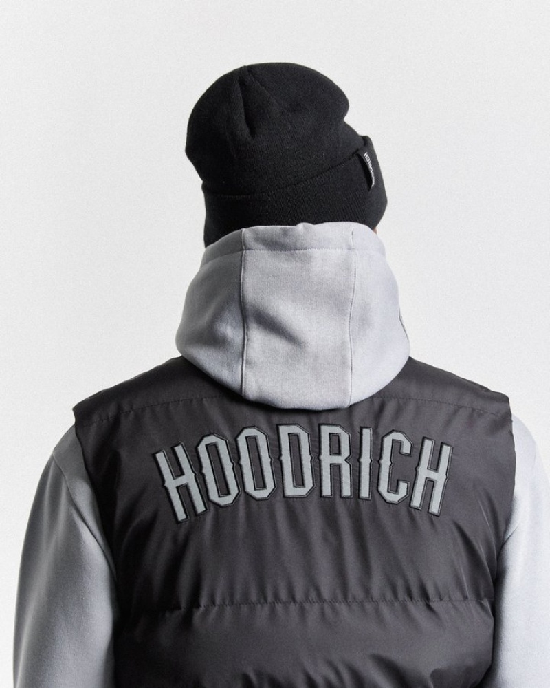 Black/Reflective Hoodrich OG Stack Gilet Outerwear | 5980-STLZN