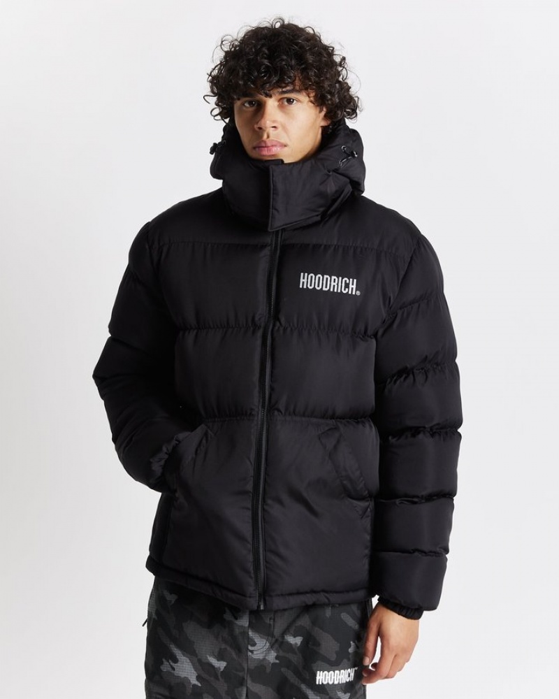 Black/Reflective Hoodrich OG Stack Jacket Outerwear | 0985-TVACN