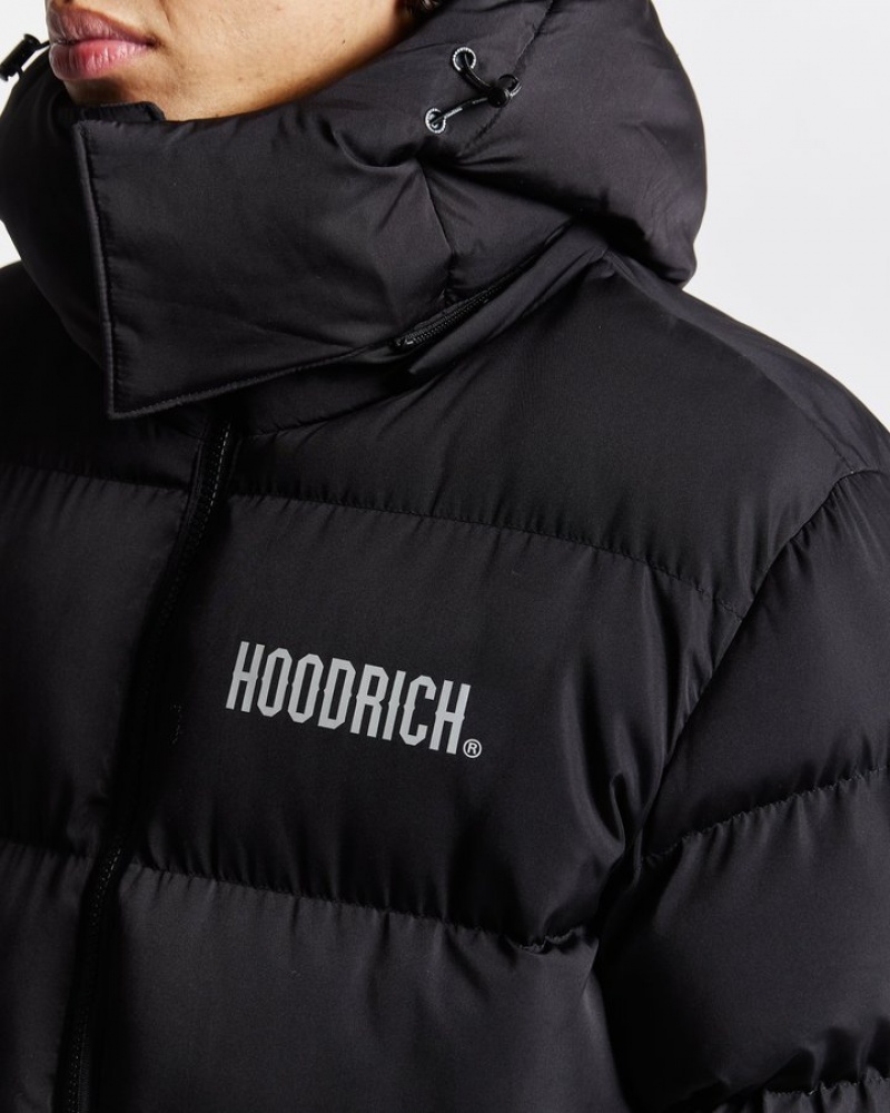 Black/Reflective Hoodrich OG Stack Jacket Outerwear | 0985-TVACN