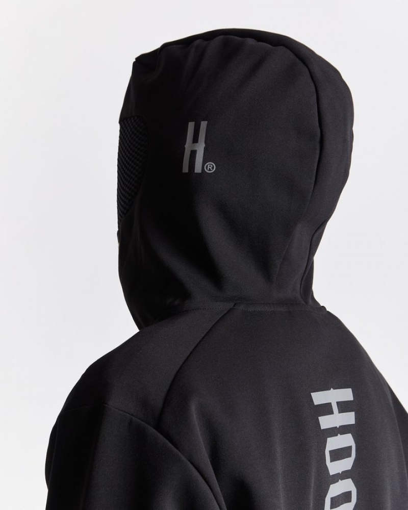 Black/Reflective Hoodrich OG Virtue Full Zip Hoodie Hoodies | 3251-WGNVI