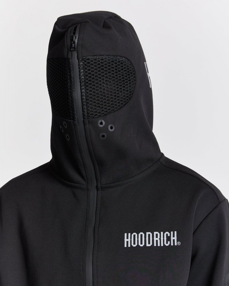 Black/Reflective Hoodrich OG Virtue Full Zip Hoodie Hoodies | 3251-WGNVI