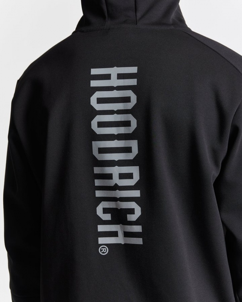 Black/Reflective Hoodrich OG Virtue Full Zip Hoodie Hoodies | 3251-WGNVI