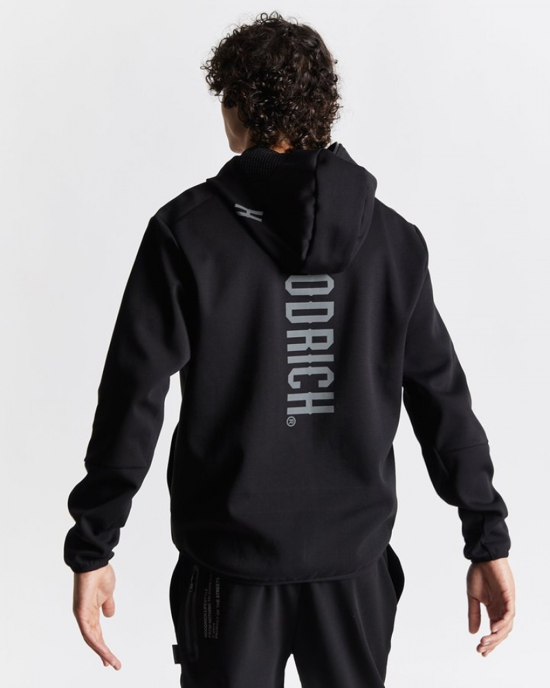 Black/Reflective Hoodrich OG Virtue Full Zip Hoodie Hoodies | 3251-WGNVI