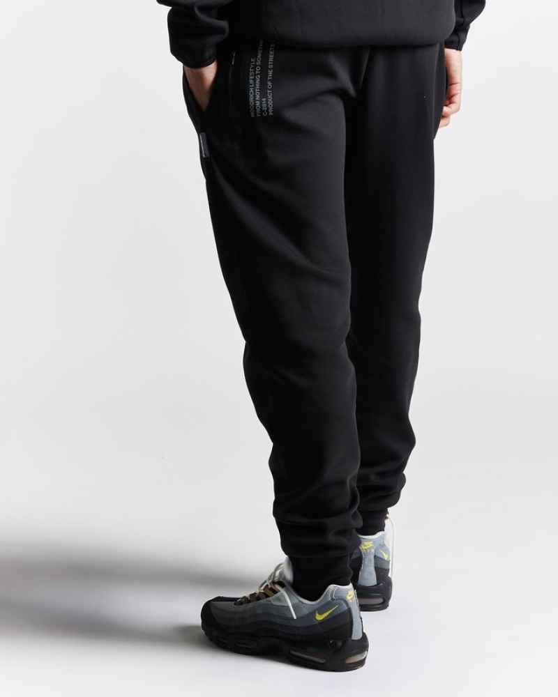 Black/Reflective Hoodrich OG Virtue Joggers Joggers | 4085-JUCBS