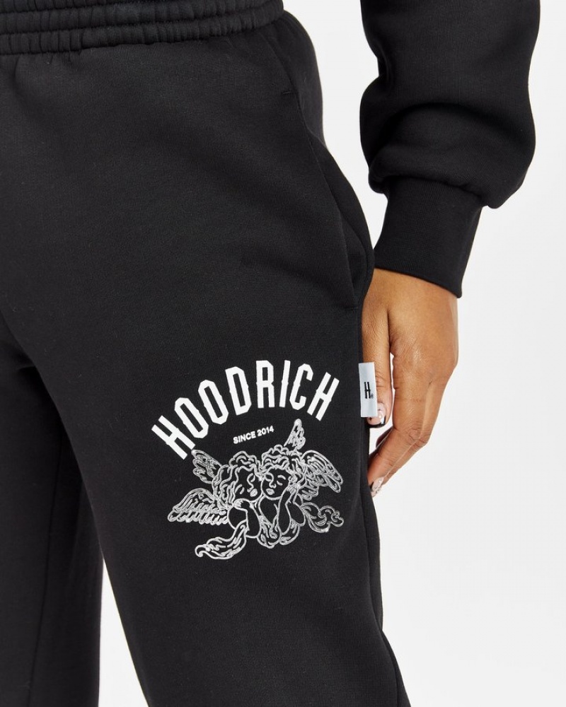 Black/Silver/Orange Hoodrich Aura Jogger Sweatshirts | 8069-XOMPK