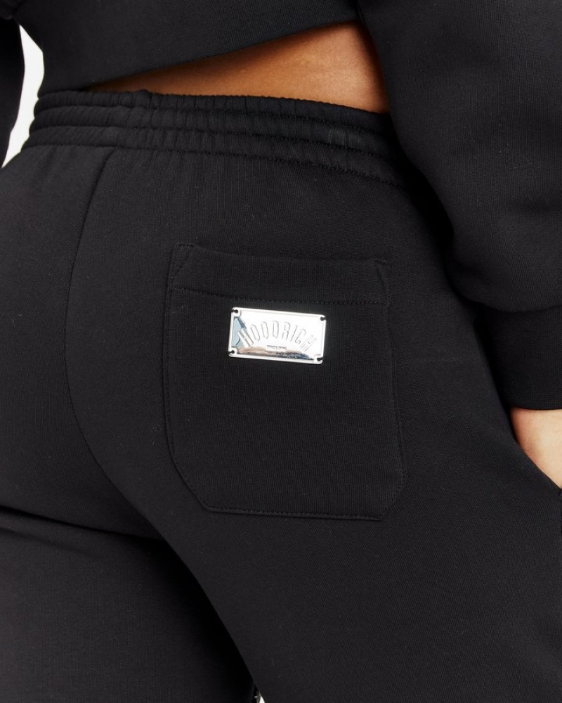 Black/Silver/Orange Hoodrich Aura Jogger Sweatshirts | 8069-XOMPK