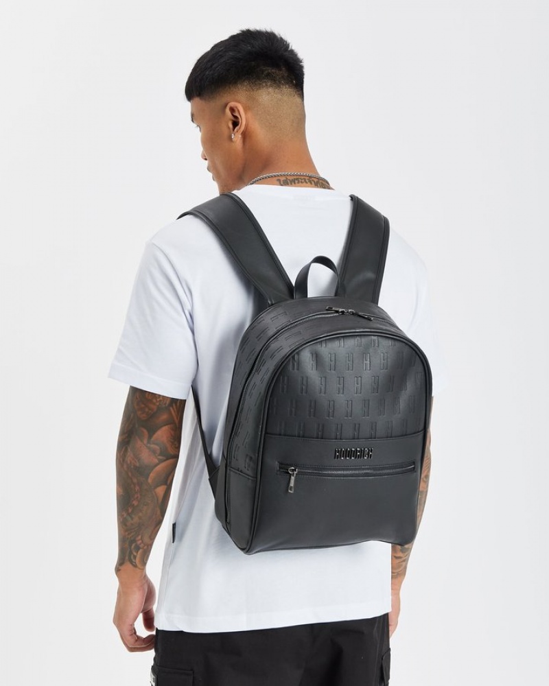 Black/Silver Hoodrich OG Exclusive Backpack Bags | 4963-CHPUY