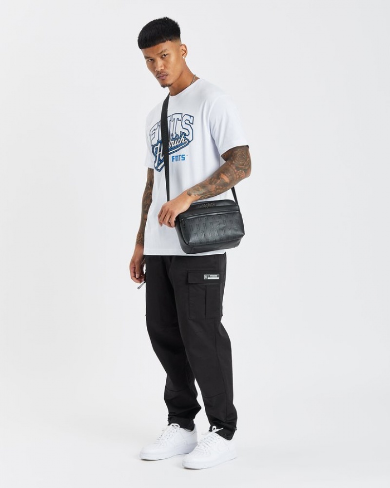 Black/Silver Hoodrich OG Exclusive Cross Body Bag Bags | 3576-LWQSF