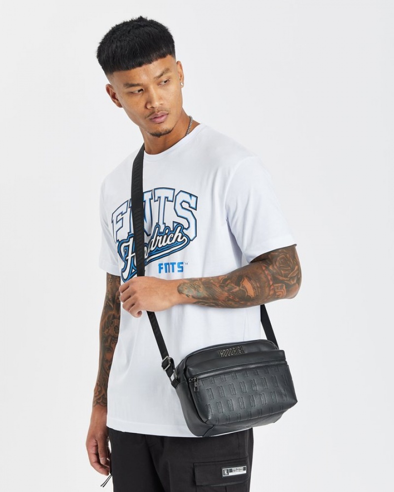 Black/Silver Hoodrich OG Exclusive Cross Body Bag Bags | 3576-LWQSF