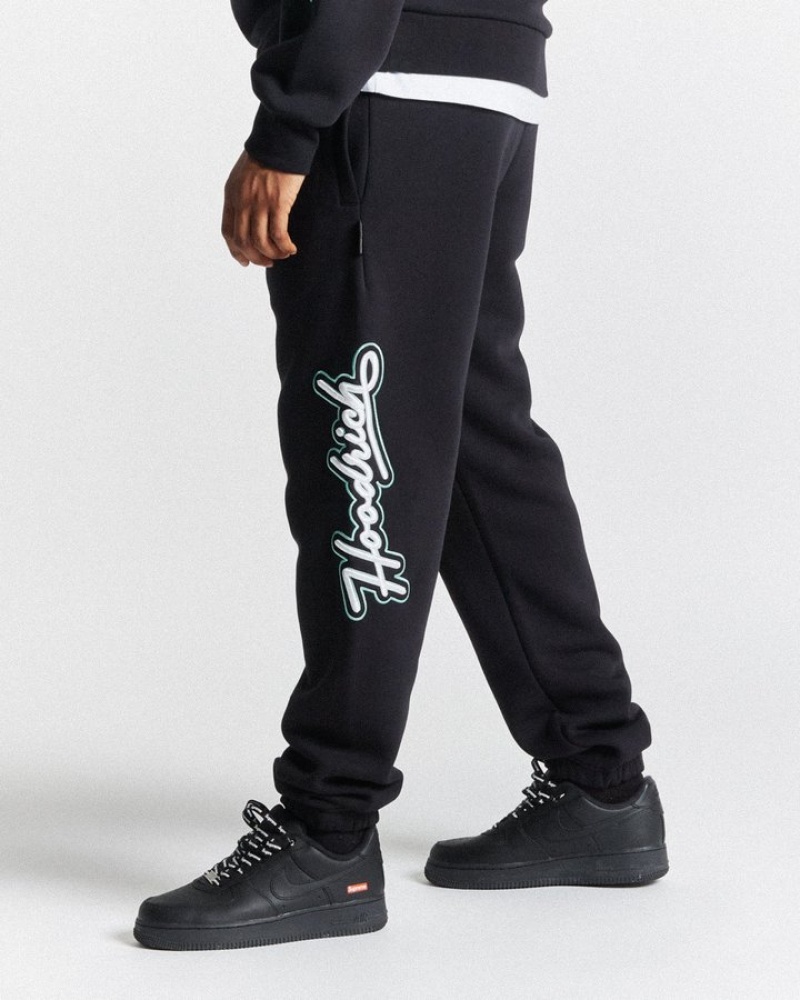 Black/White/Blue Hoodrich Arena Joggers Joggers | 5317-DCVKX