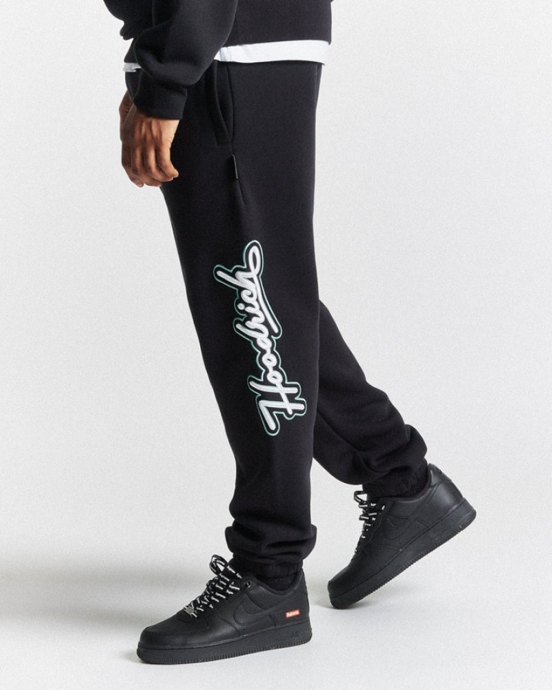 Black/White/Blue Hoodrich Arena Joggers Joggers | 5317-DCVKX