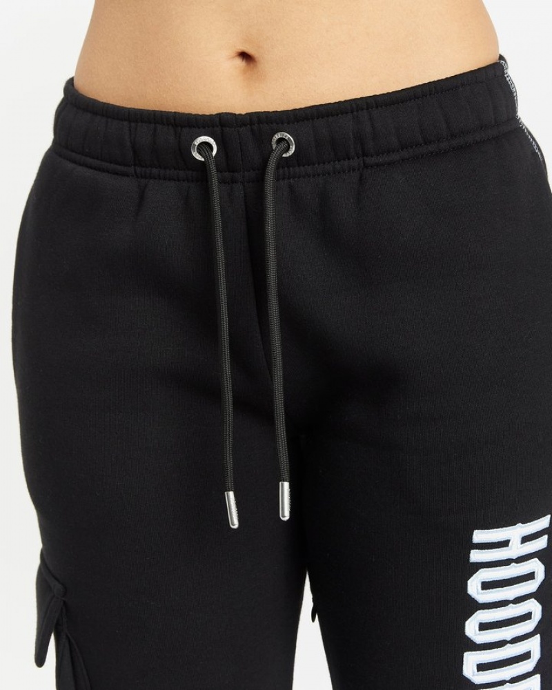 Black/White/Blue Hoodrich OG Distinct Slim Fit Jogger Joggers | 7429-PTUBS